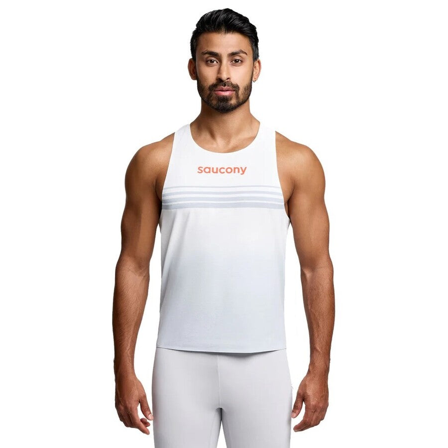 Saucony Endorphin Elite Singlet Mens Lightweight Running and
