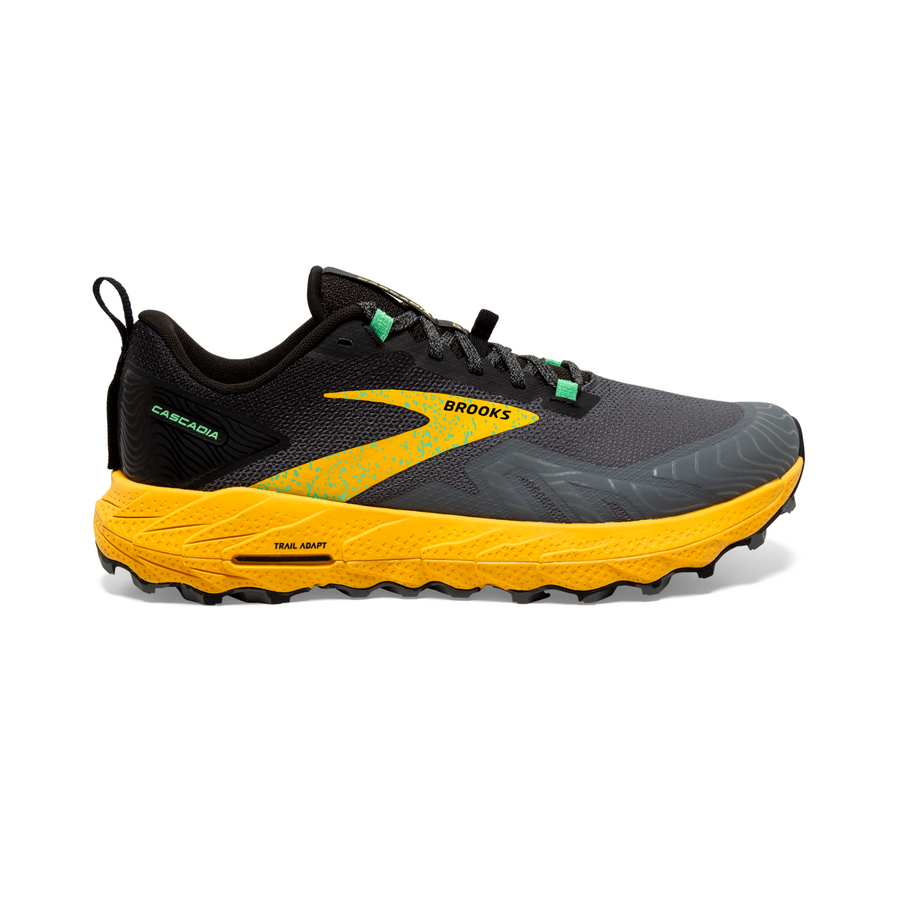 Brooks Cascadia 17 Lemon Chrome Sedona Sage Mens