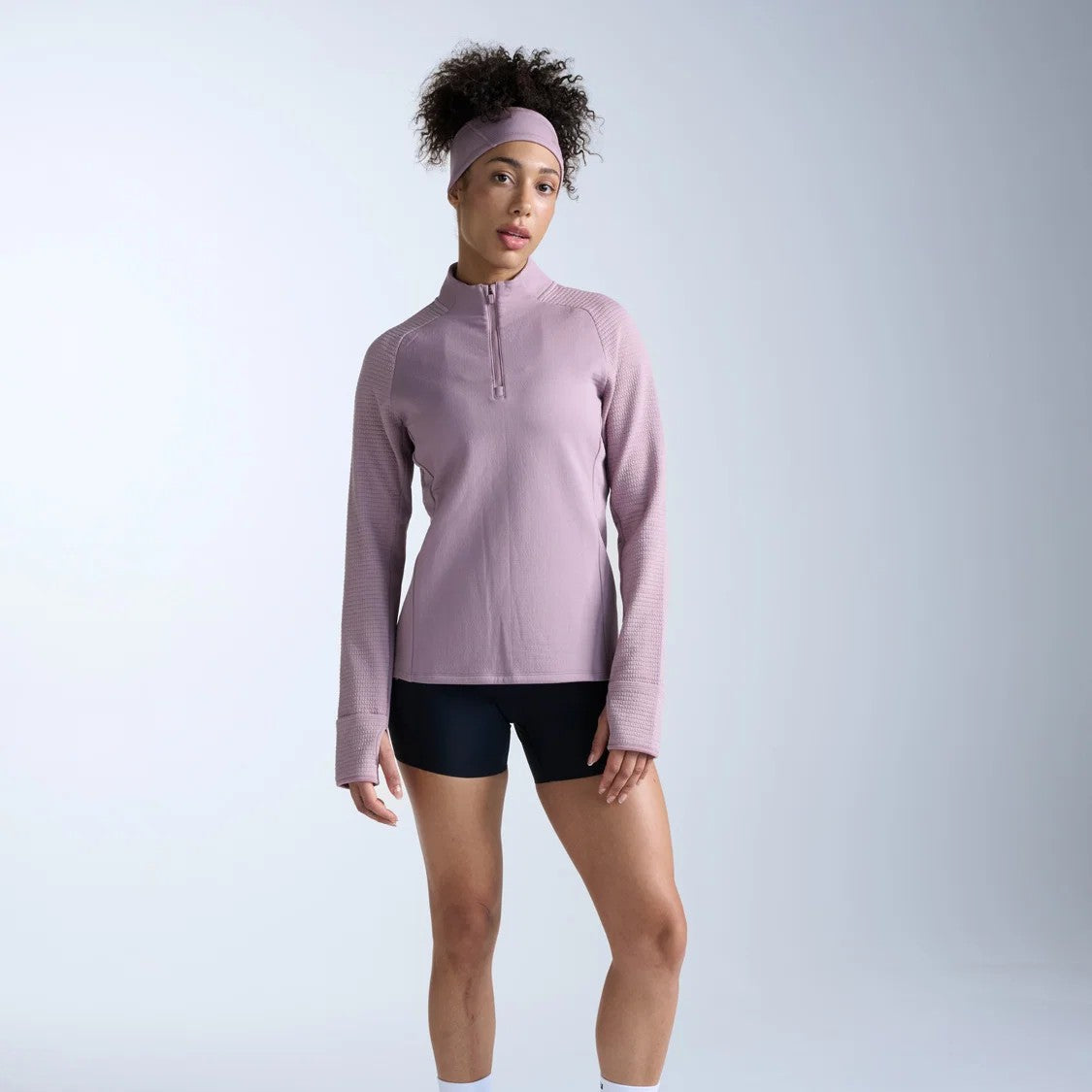 2XU Ignition Haptic 1/4 Zip Fleece | Musk / Musk Reflective | Womens