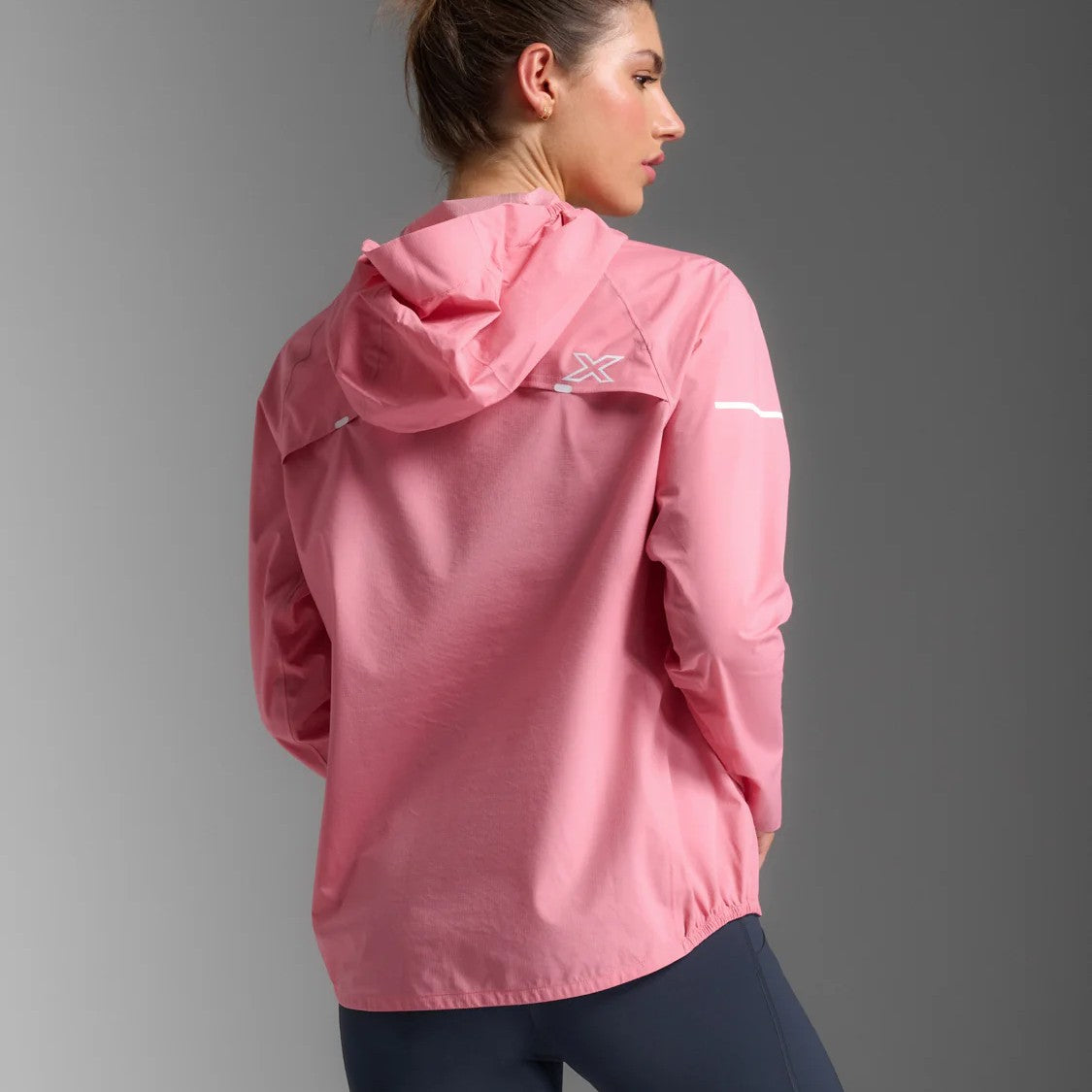 2XU Ignition Shield Jacket | Pink Glow / White Reflective | Womens