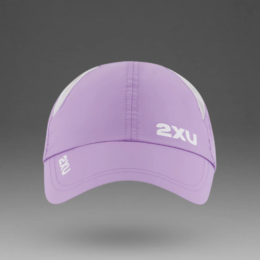 2XU Run Cap | Lavender / White
