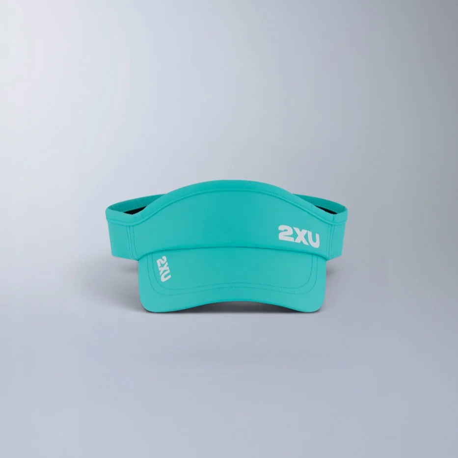 2XU Run Visor | Aurora / White