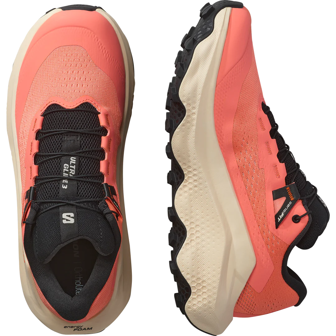 Salomon Ultra Glide 3 | Fusion Coral / Tender Peach / Black | Womens