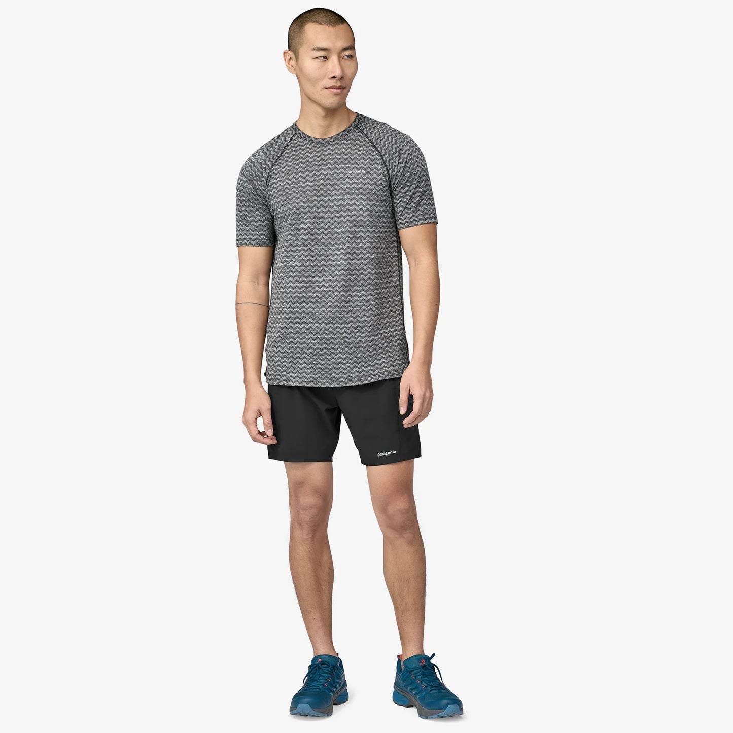 Patagonia Strider Pro 7 Inch Shorts | Black | Mens