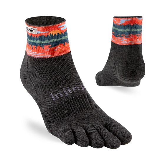 Injinji Trail Sock | Midweight | Mini-Crew | Reflection