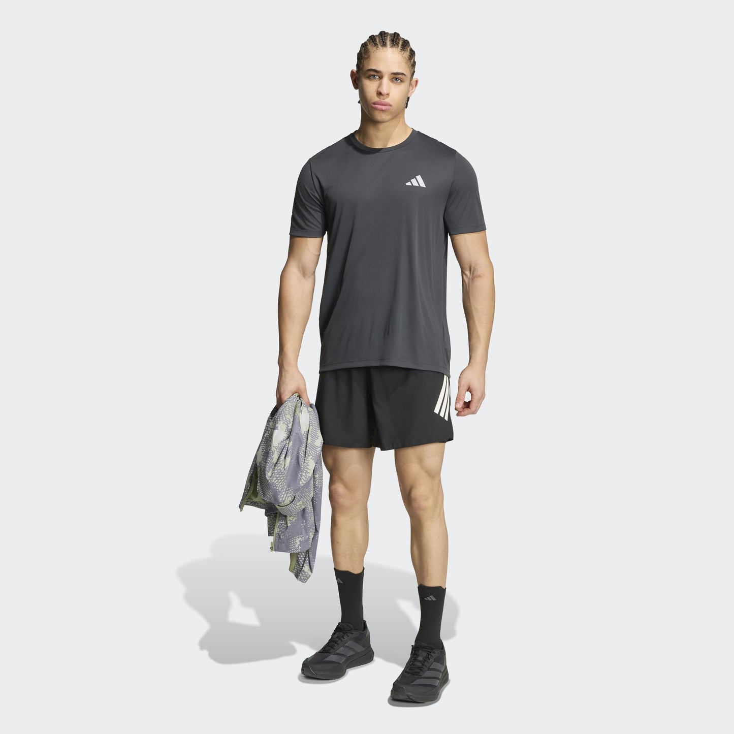 adidas adi365 Running Essentials T-Shirt | Carbon | Mens