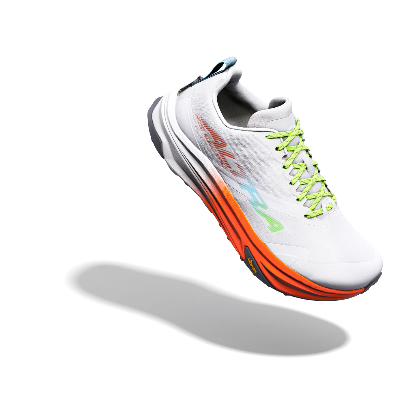 Altra Mont Blanc Speed | White / Fiery Coral / Blue | Mens