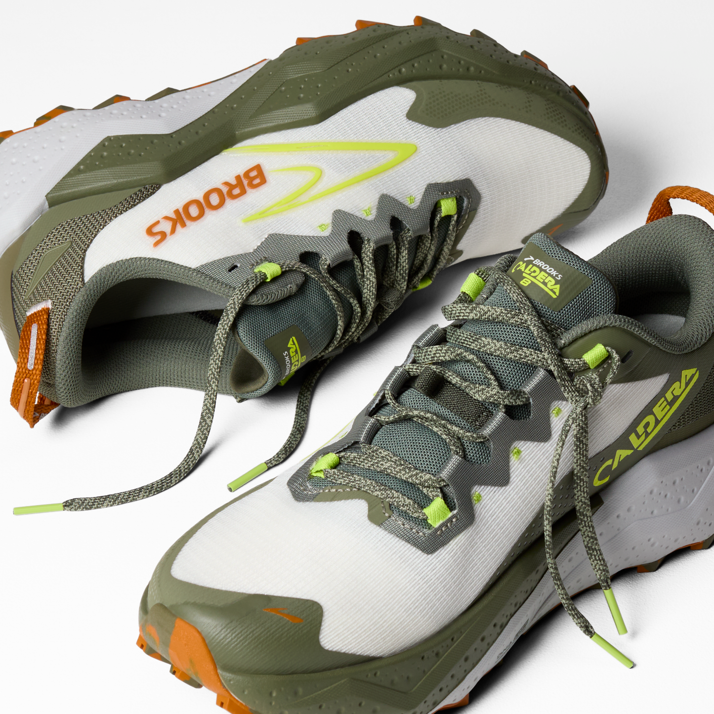 Brooks Caldera 8 | Dusty Olive / Lime / Oyster | Mens