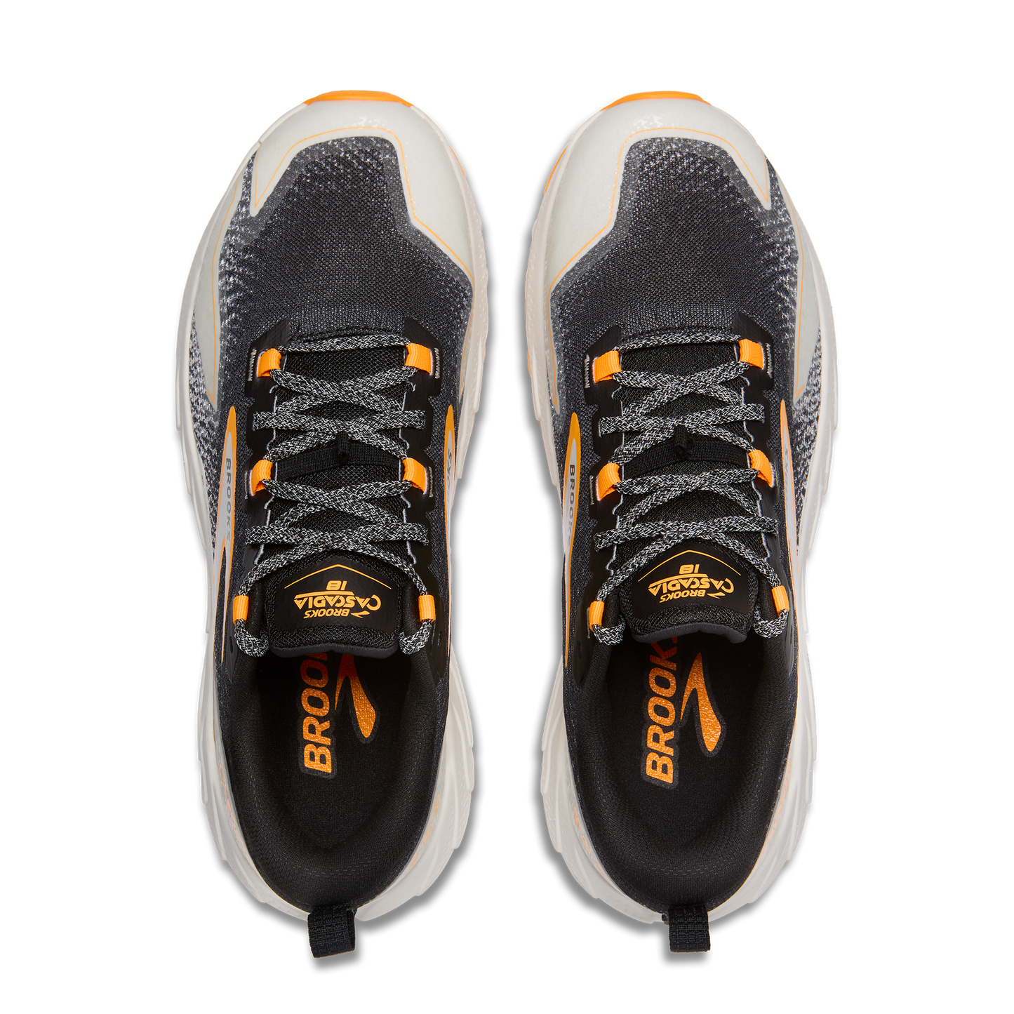Brooks Cascadia 18 | Black / Blue Wash / Orange | Mens