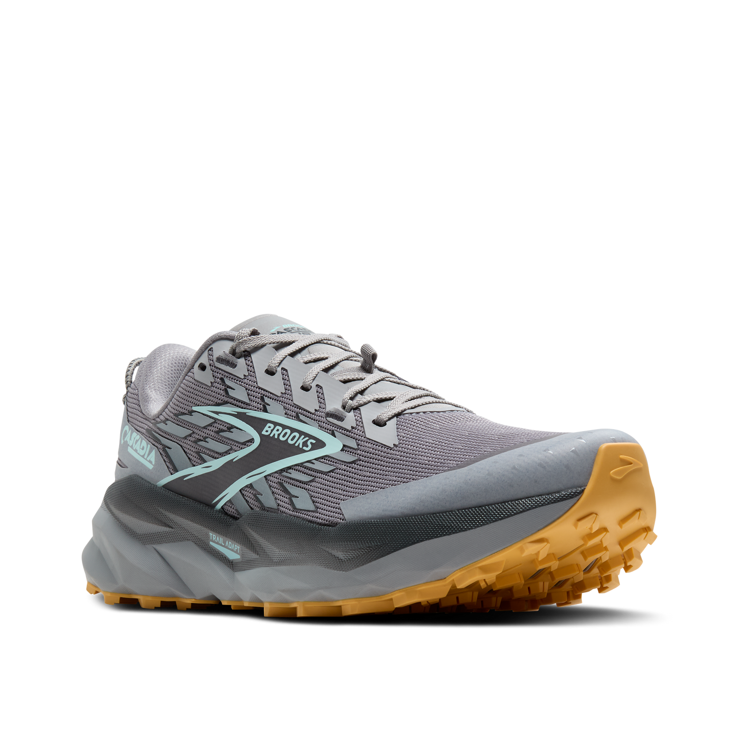 Brooks Cascadia 19 | Alloy / Ebony / Orange | Mens
