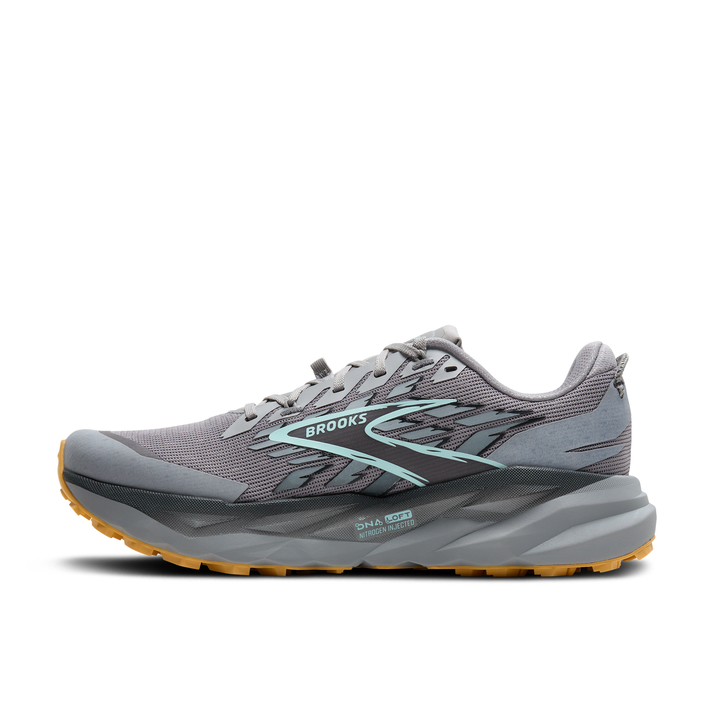 Brooks Cascadia 19 | Alloy / Ebony / Orange | Mens