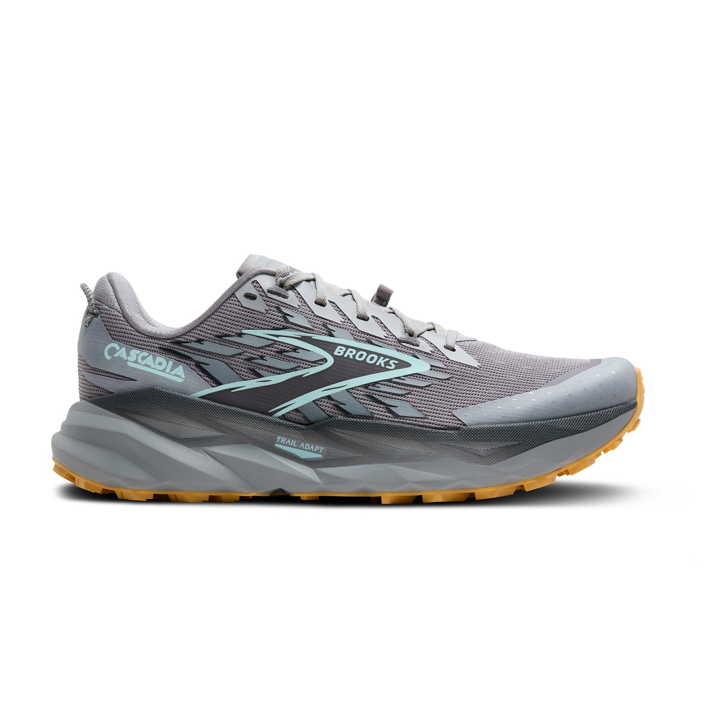Brooks Cascadia 19 | Alloy / Ebony / Orange | Mens