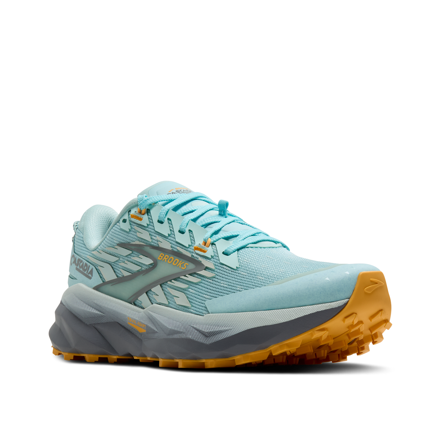 Brooks Cascadia 19 Wide | Clearwater / Primer Grey | Womens