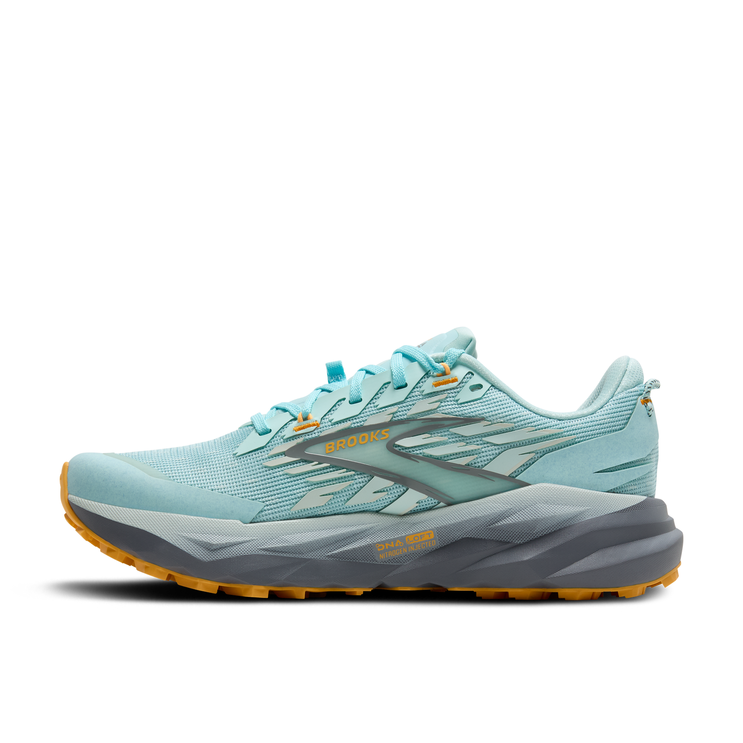 Brooks Cascadia 19 Wide | Clearwater / Primer Grey | Womens