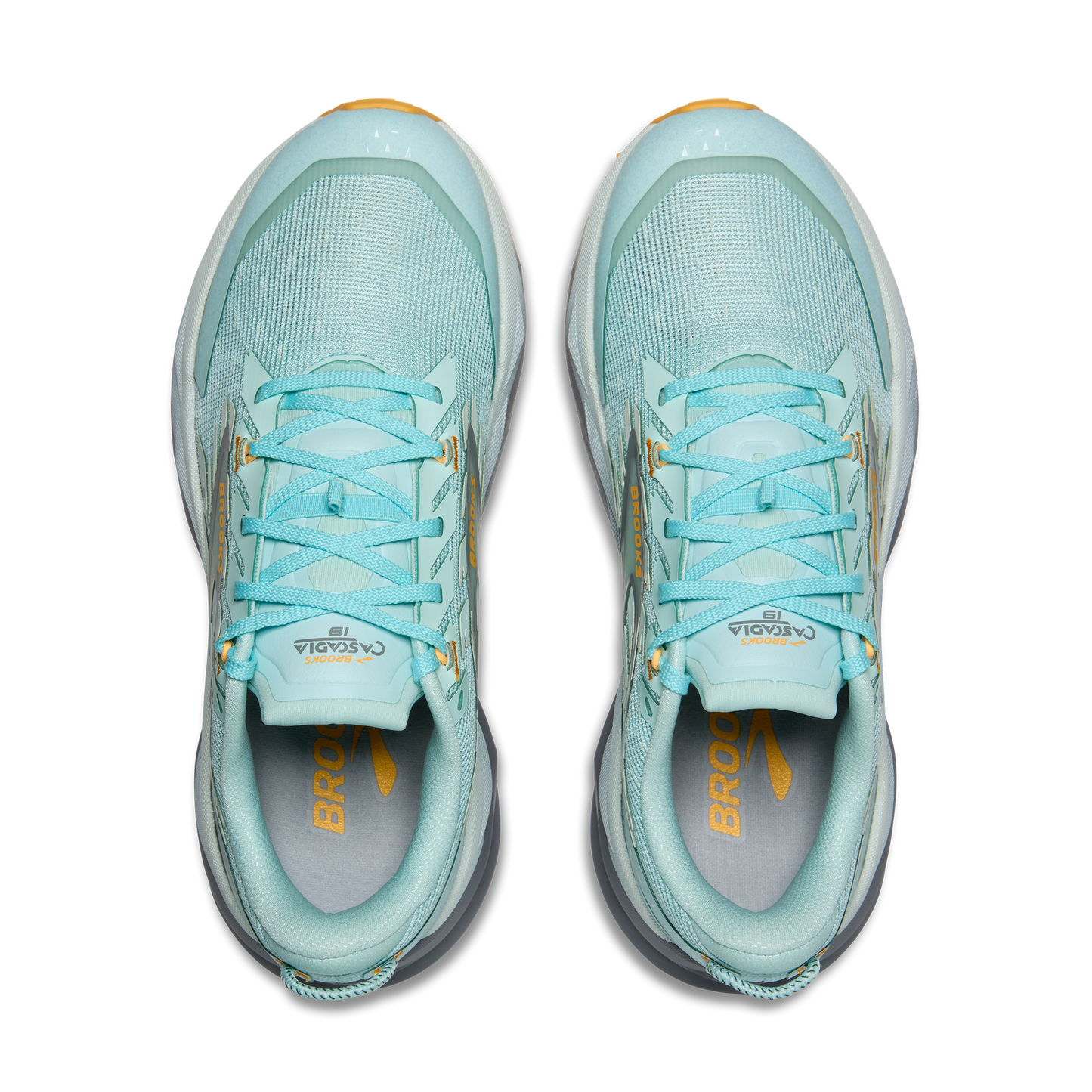 Brooks Cascadia 19 Wide | Clearwater / Primer Grey | Womens