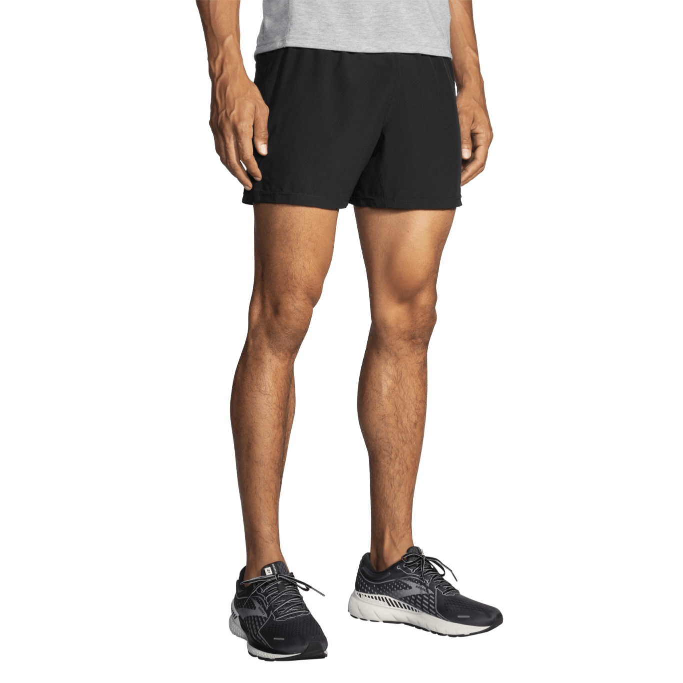 Brooks Sherpa 5" Short | Black | Mens