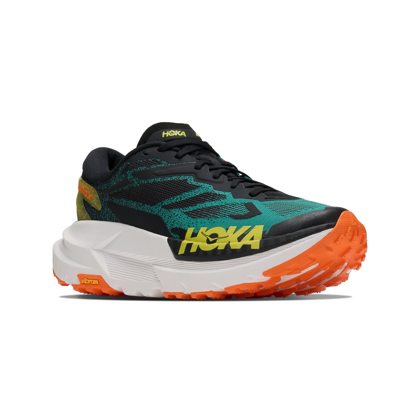 Hoka Mafate X | Black / Electric Aqua | Mens