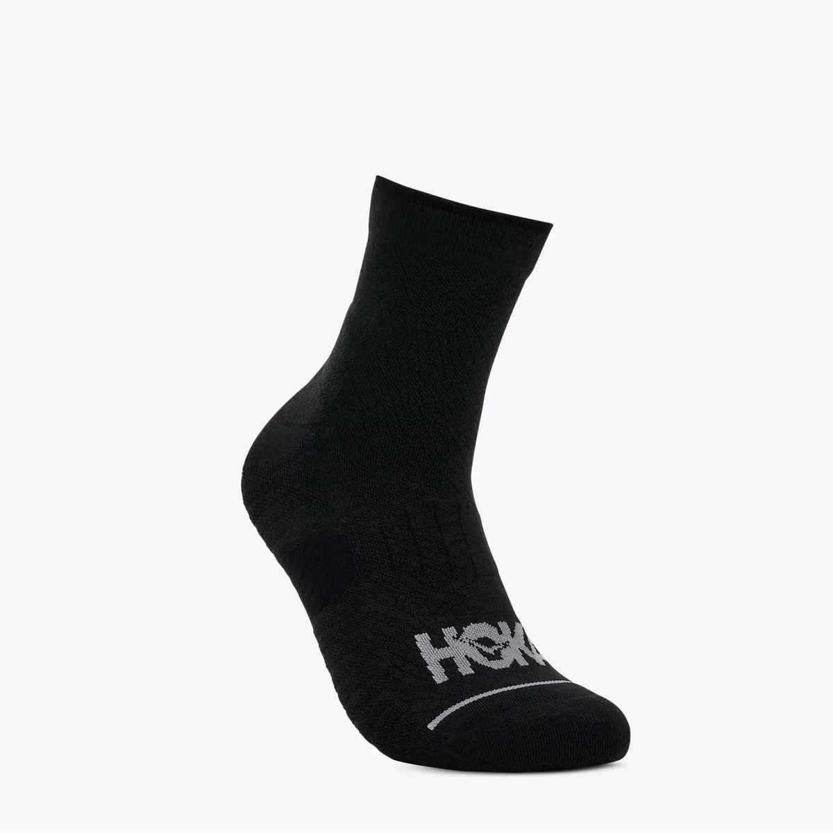 Hoka Quarter Run Sock | 3 Pack | Black / Black / Black