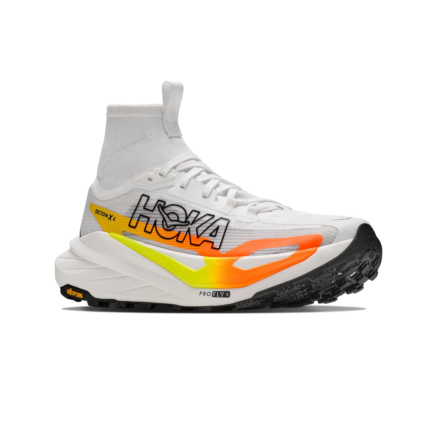 Hoka Tecton X 4 | Frost / Neon Tangerine | Mens