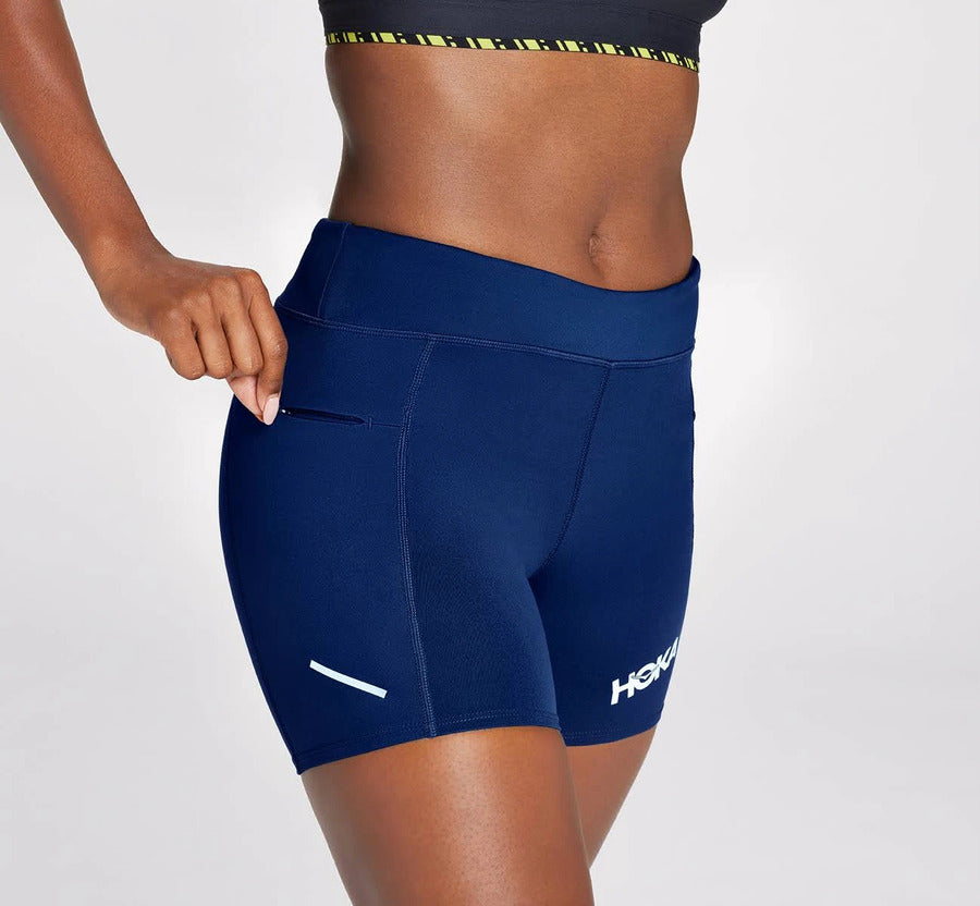 Hoka Hupana 5" Short | Bellwether Blue | Womens