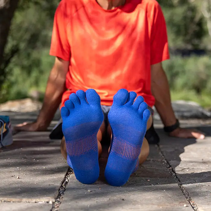 Injinji Run Sock | Lightweight | No Show | Sapphire