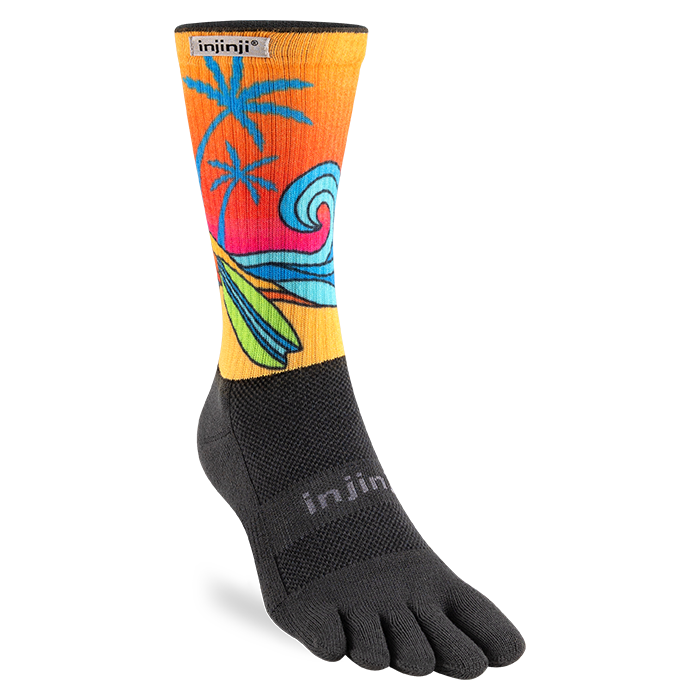Injinji Trail Sock | Midweight | Crew Length | Surf