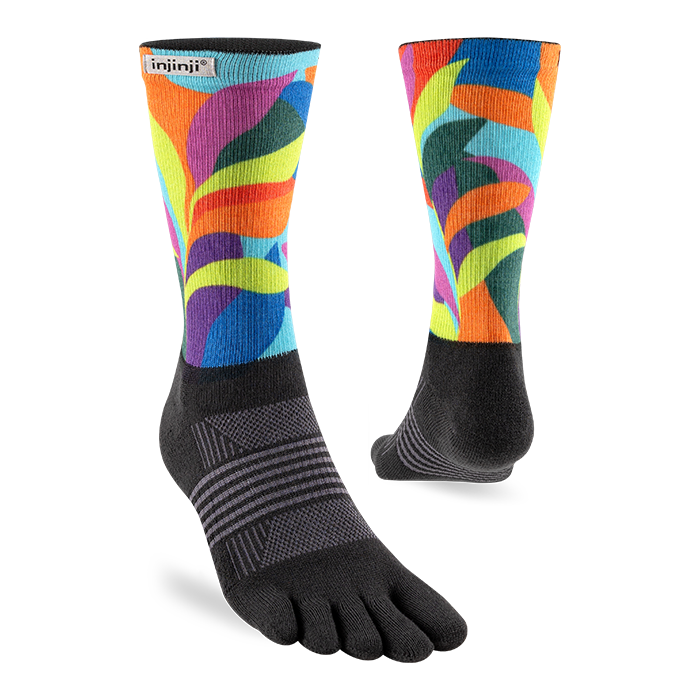 Injinji Trail Sock | Midweight | Crew Length | Verdure | Womens