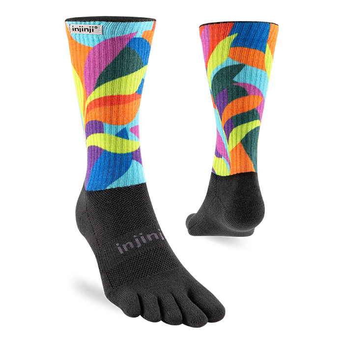 Injinji Trail Sock | Midweight | Crew Length | Verdure