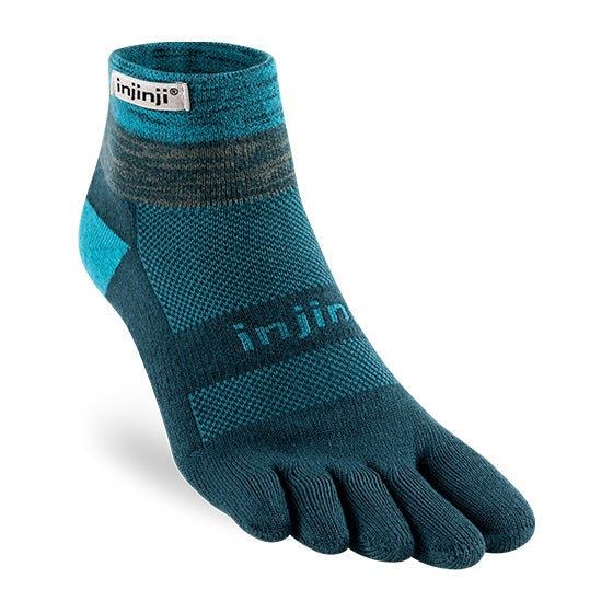 Injinji Liner + Hiker Crew vert | Chaussettes Injinji Liner + Hiker Crew vert | Chaussettes
