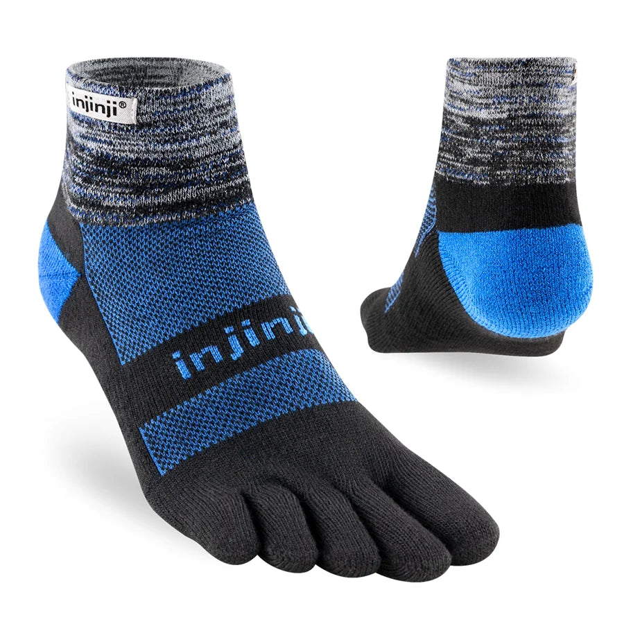 Injinji Trail Sock | Midweight | Mini-Crew | Storm