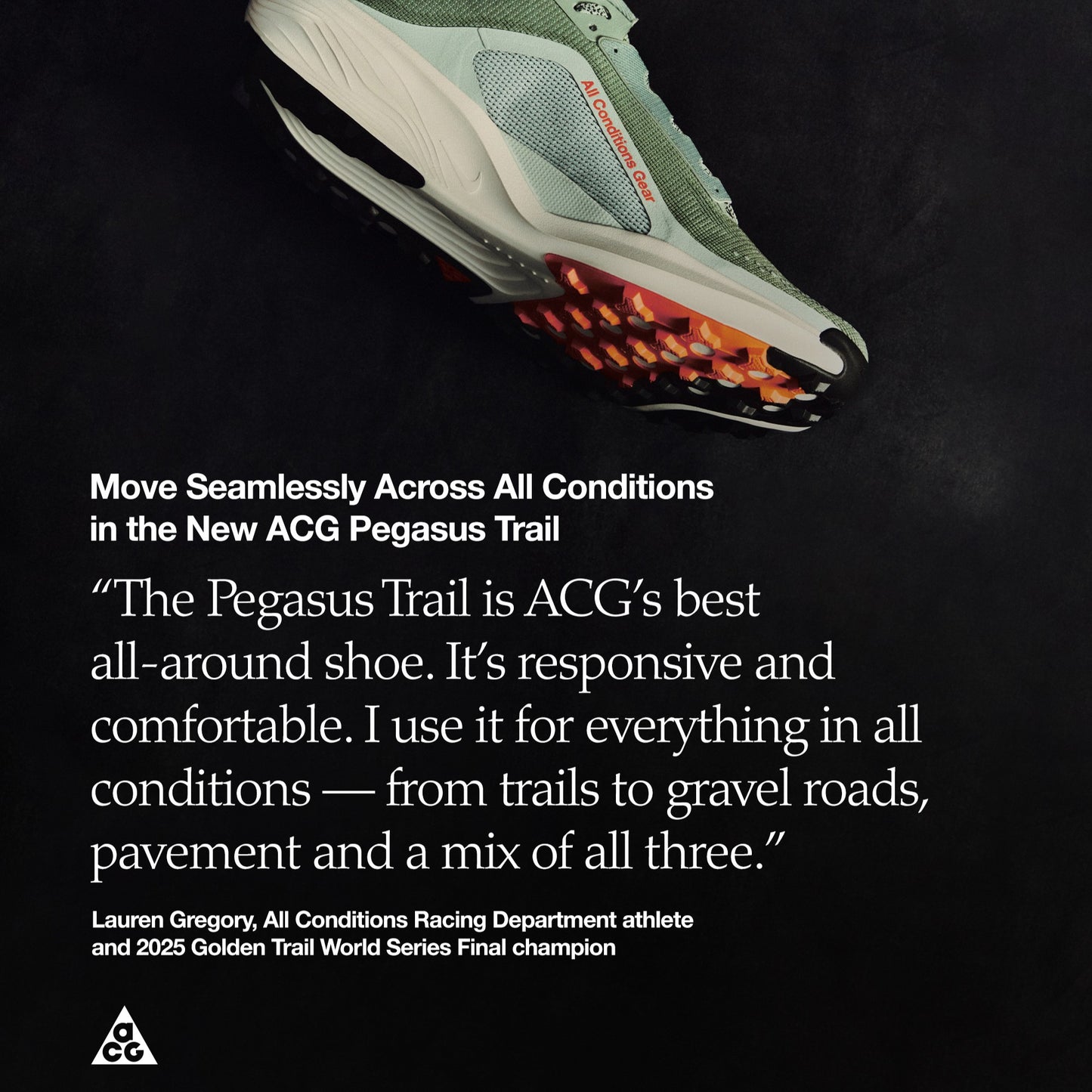 Nike ACG Pegasus Trail | Baltic Blue / Summit White / Light Orewood | Mens