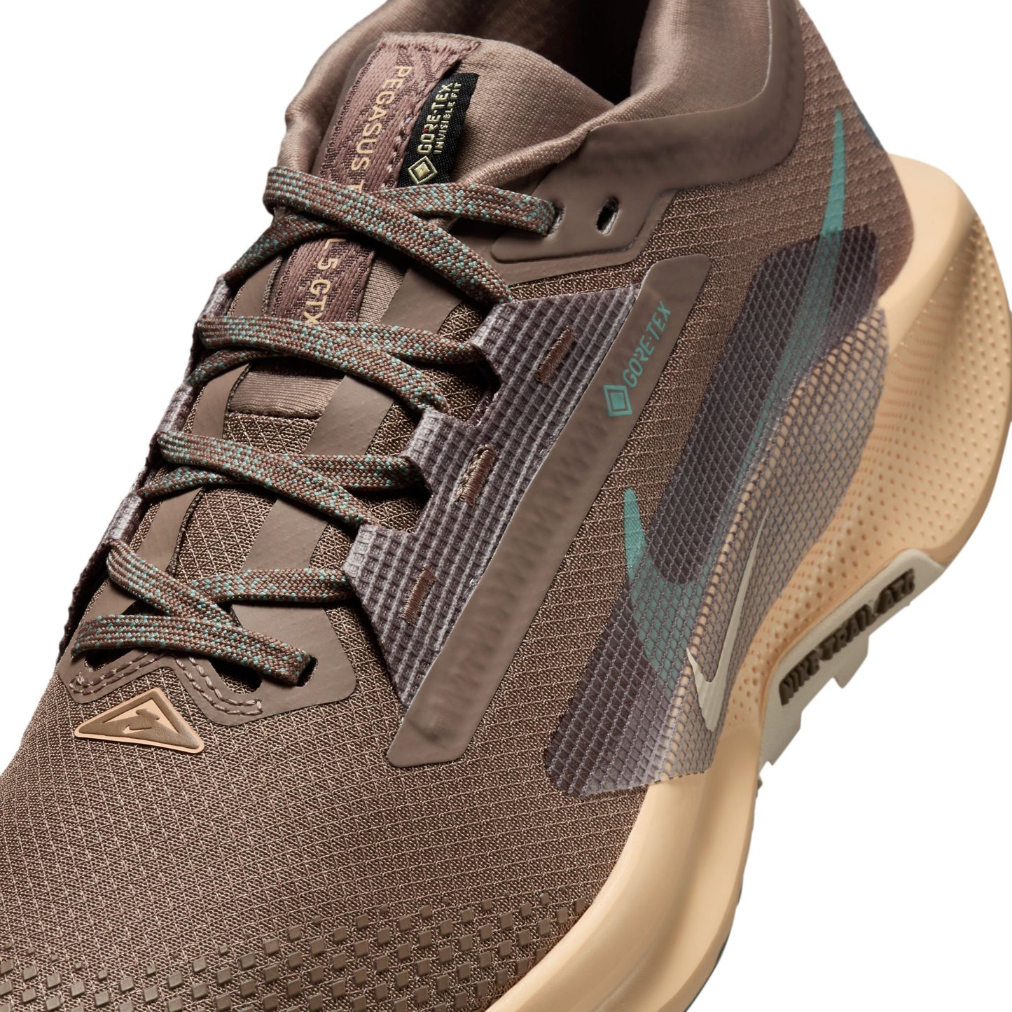 Nike Pegasus Trail 5 GORE-TEX | Mink Brown / Cannon / Orange | Womens