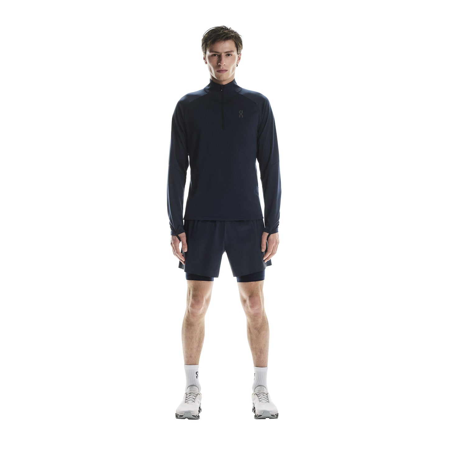 On 5" Performance 2/1 Shorts | Navy | Mens