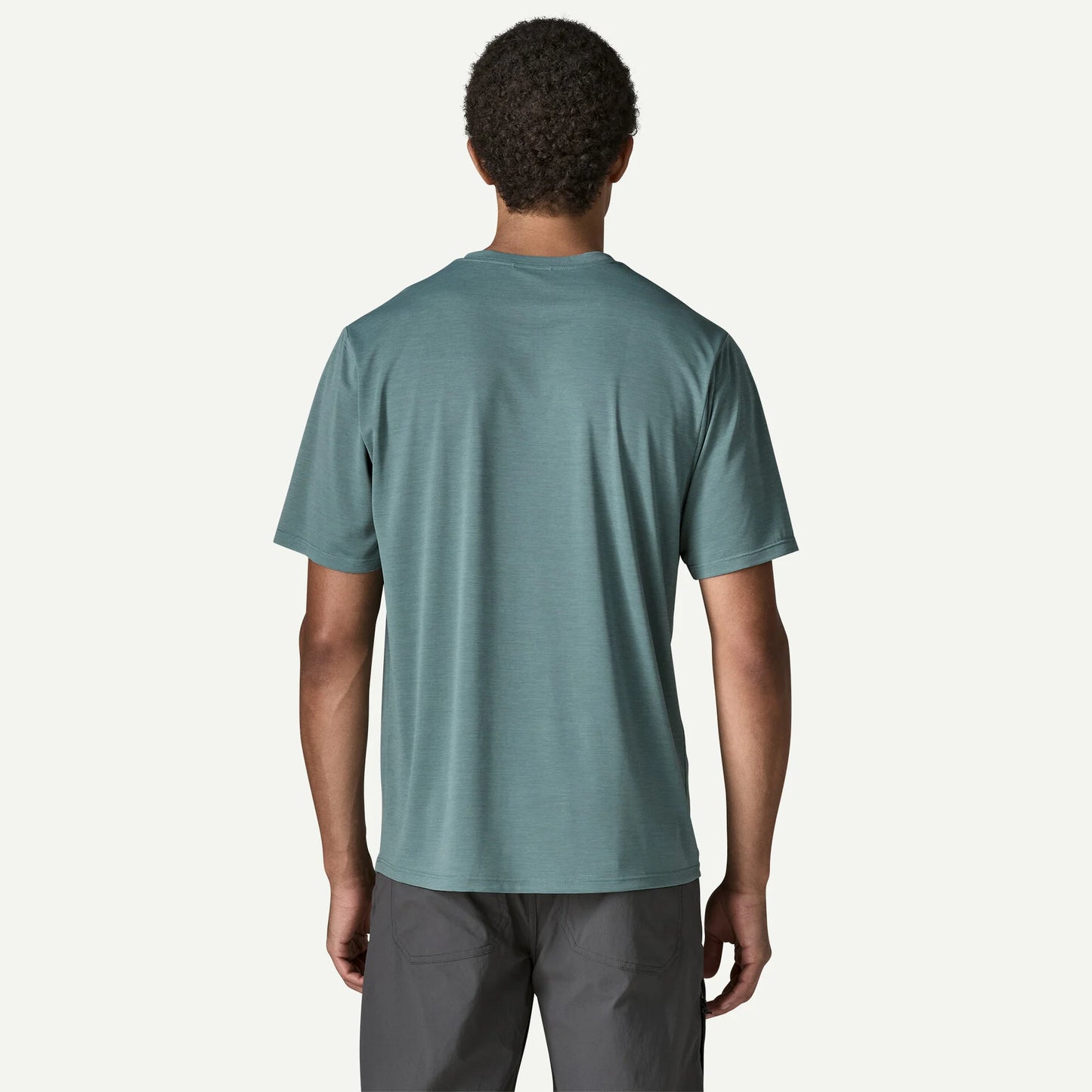 Patagonia Capilene Cool Daily Shirt | Fitz Roy Foothills: Light Blue Sage X-Dye | Mens