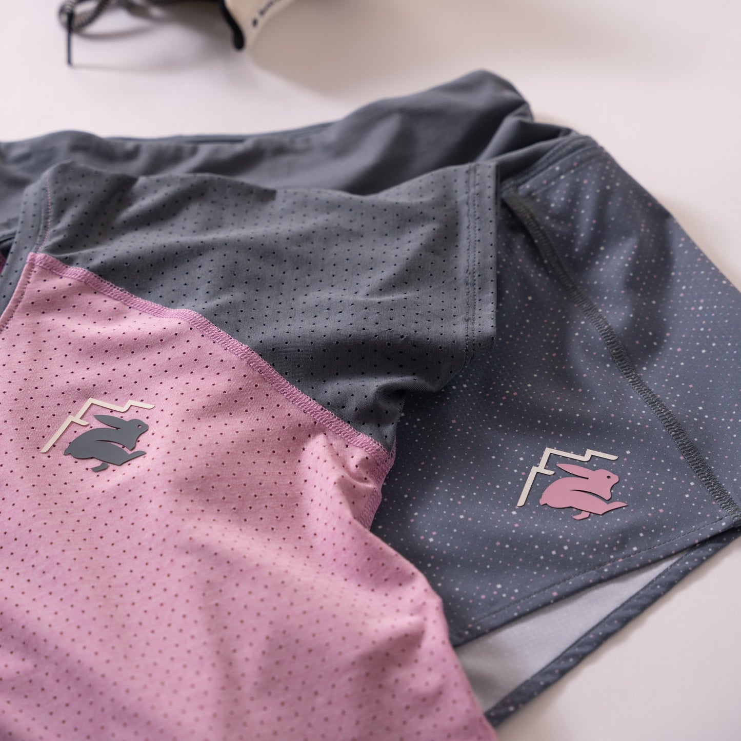 rabbit Summit Chasers 4" Short | Stormy Weather Squares | Womens