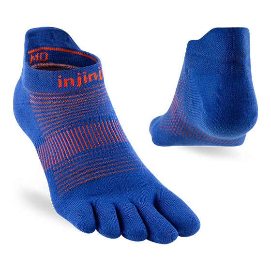 Injinji Run Sock | Lightweight | No Show | Sapphire