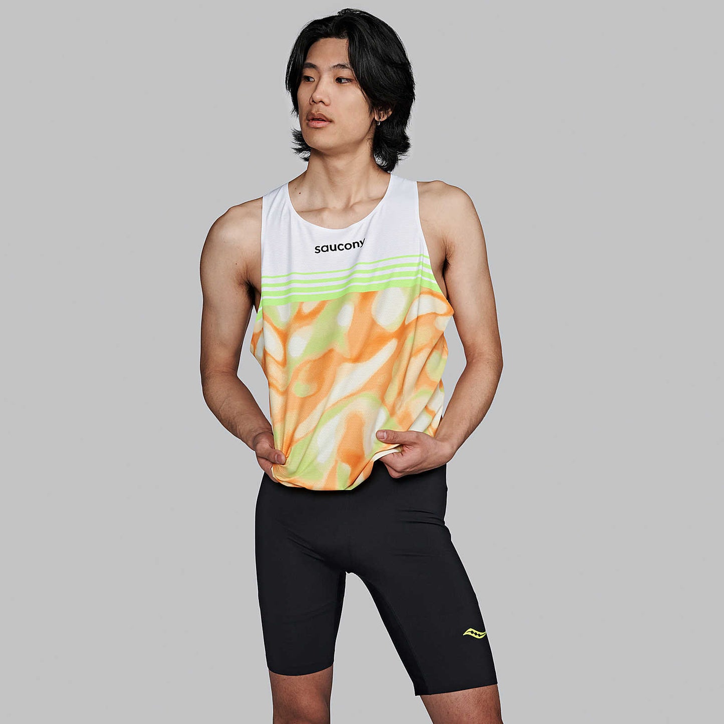 Saucony Endorphin Elite Singlet | Peel | Mens