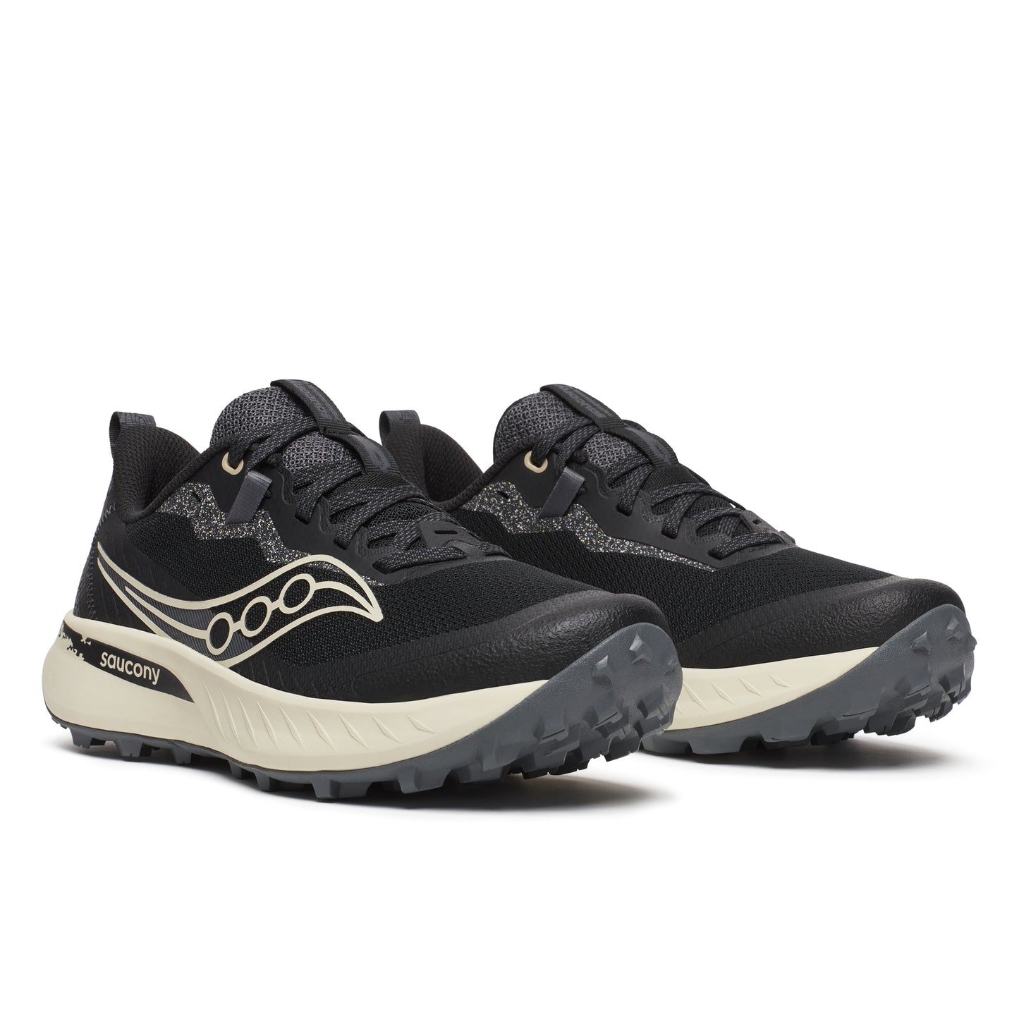 Saucony Peregrine 15 Wide | Black / Pearl | Womens