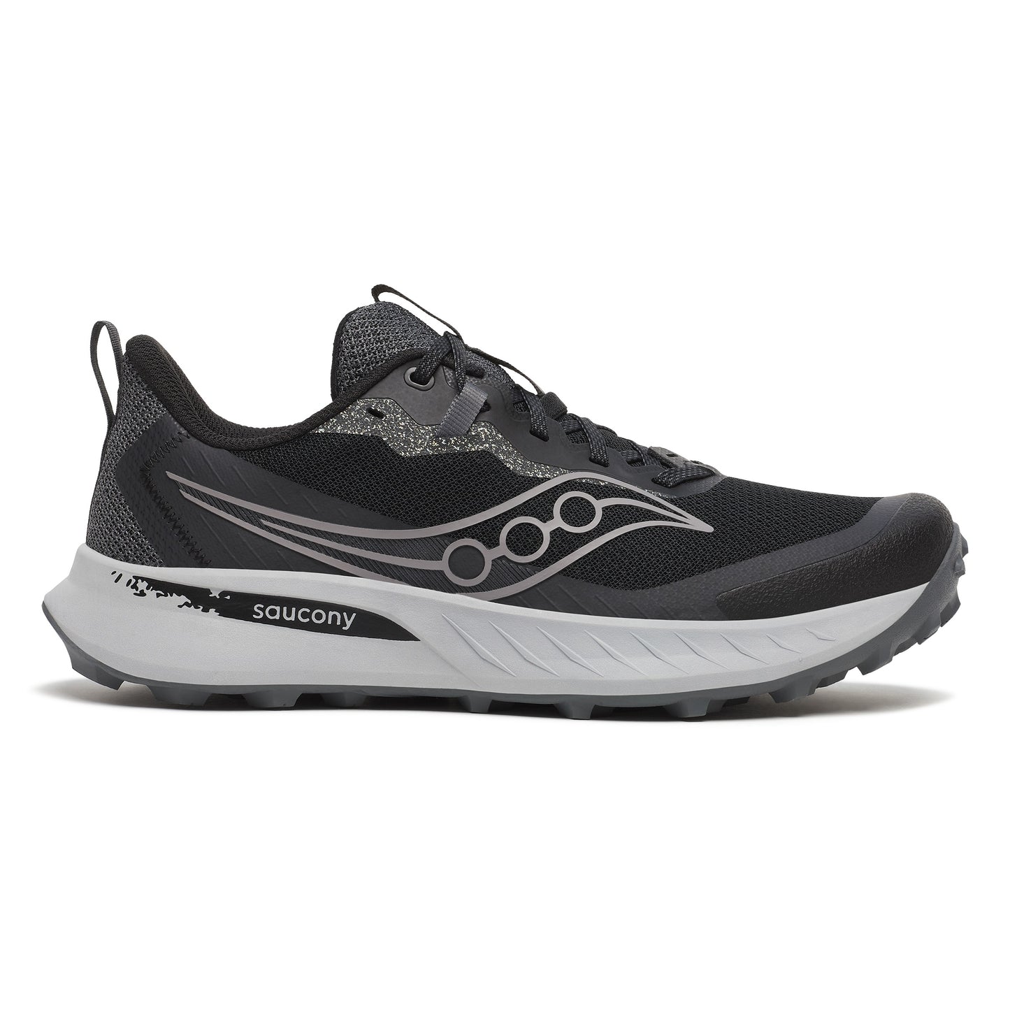 Saucony Peregrine 15 Wide | Black / Shadow | Mens