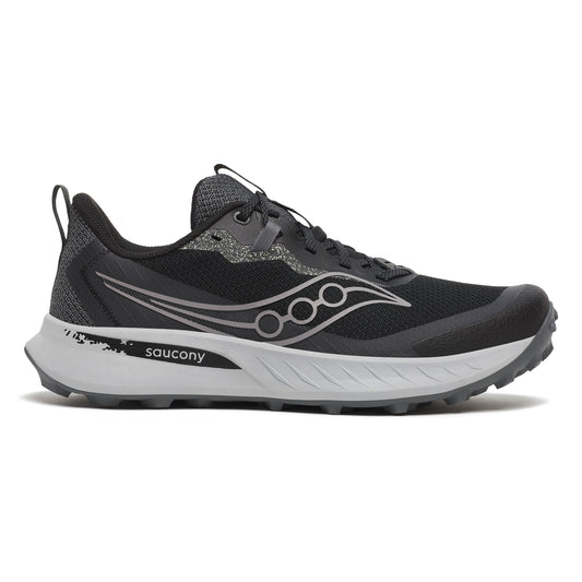 Saucony Peregrine 15 Wide | Black / Shadow | Mens