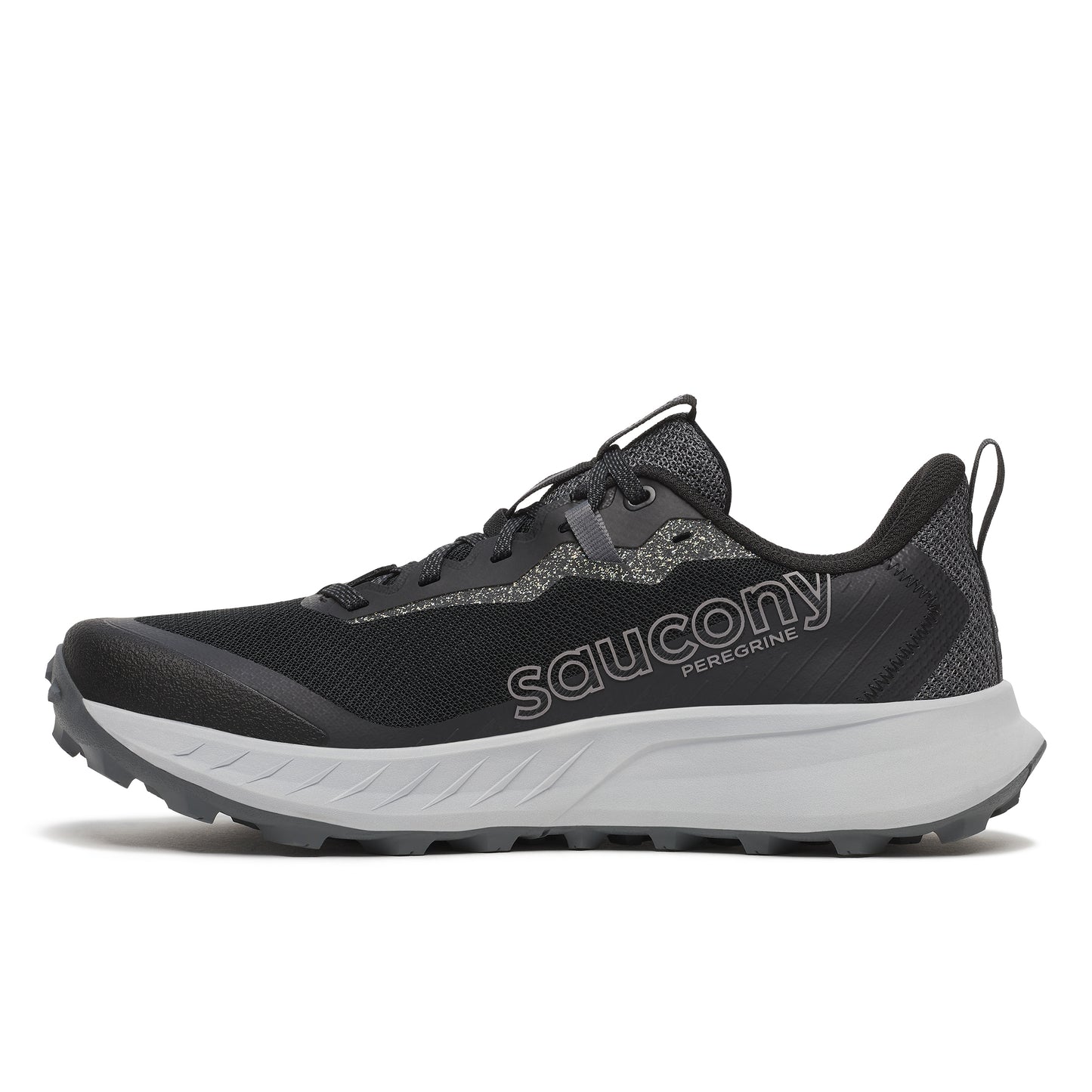 Saucony Peregrine 15 Wide | Black / Shadow | Mens