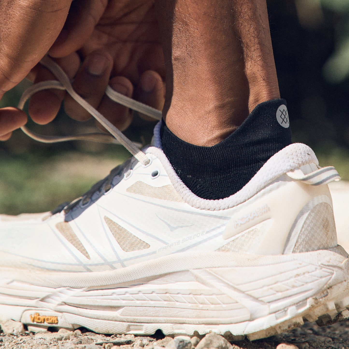 Stance Run UL Tab | Ultralight Cushion | Tab Length | Black