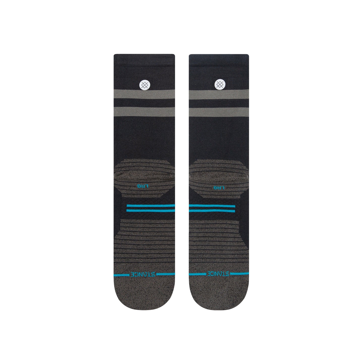 Stance Socks | Ultralight Cushion | Crew Length | 3 Pack | Franchise Black