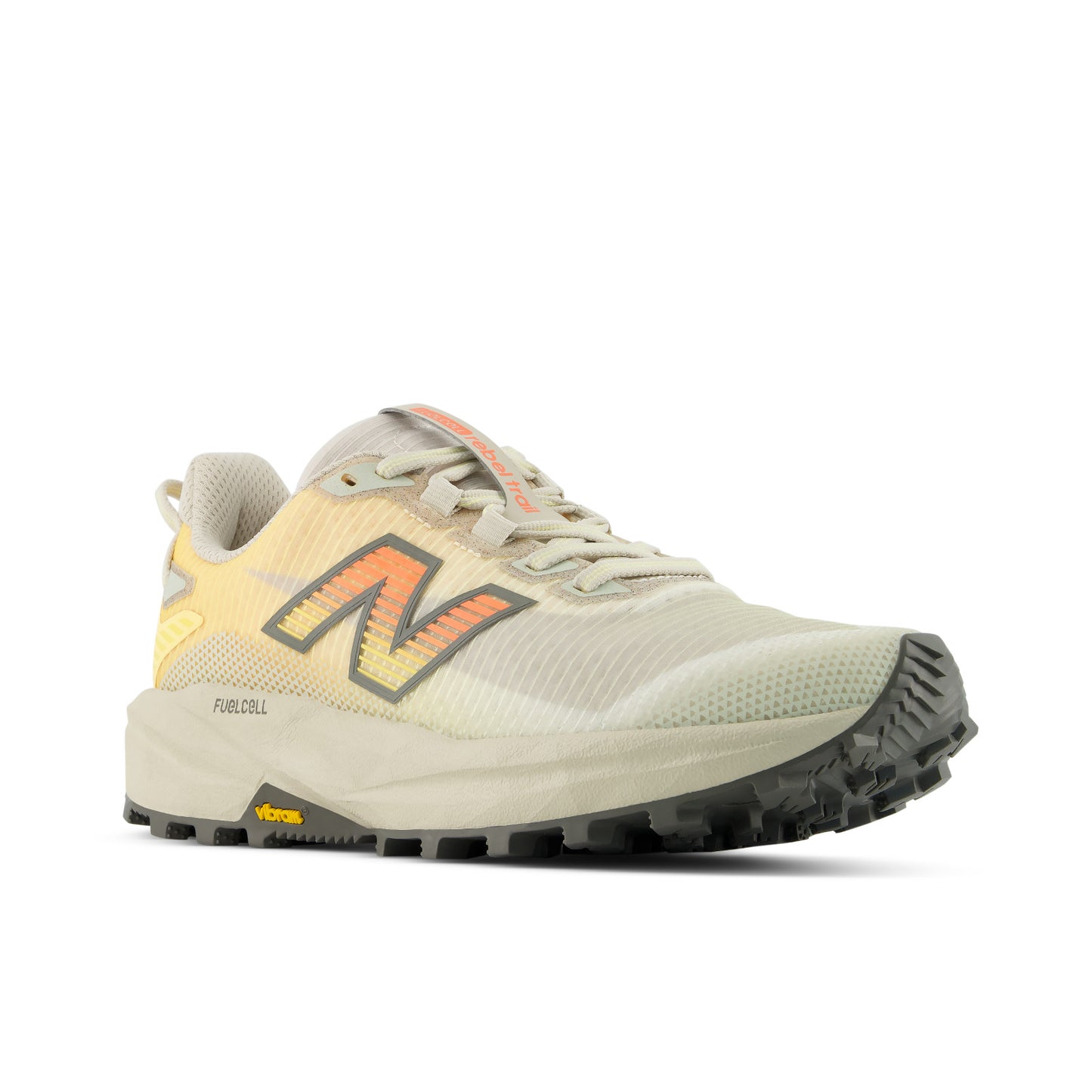 New Balance FuelCell Rebel Trail | White Peach / Timberwolf | Womens