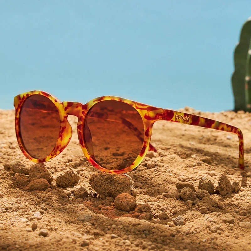 goodr Sunglasses | Circle Gs | Disco Desert Dust