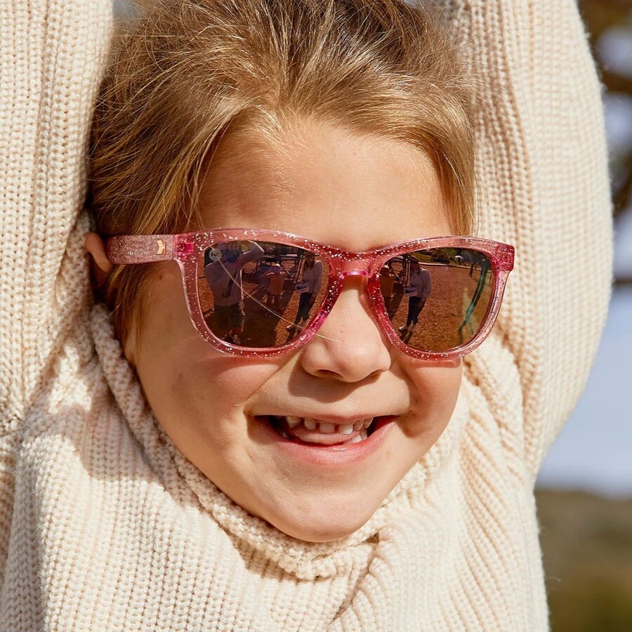 Knockaround Sunglasses | Kids Premiums | Pink Sparkle