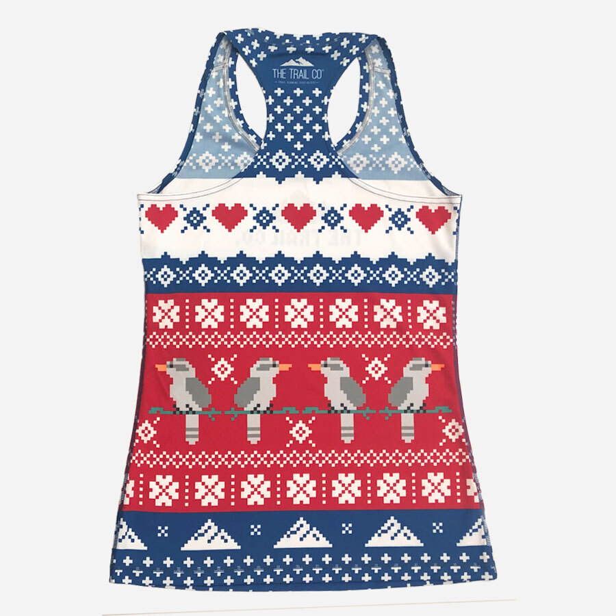 The Trail Co. Christmas Running Singlet | Womens