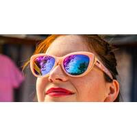 goodr Sunglasses | The Runways | Rose Quartz Bypass