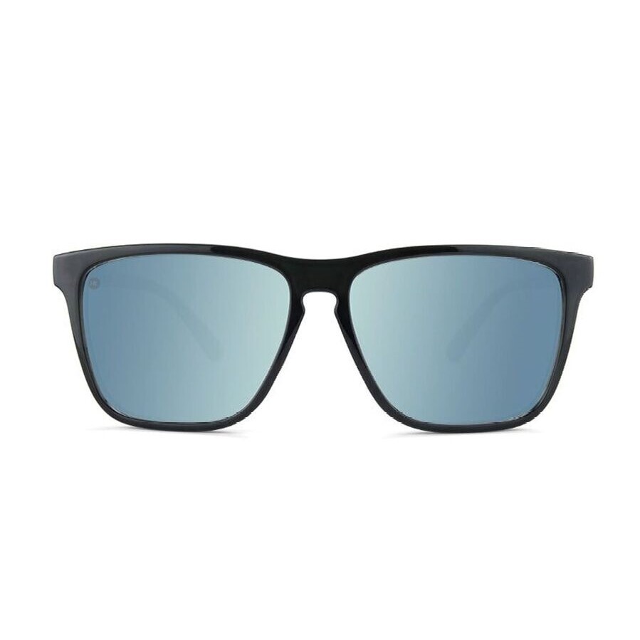 Knockaround Sunglasses | Fast Lanes Sport | Jelly Black / Sky Blue
