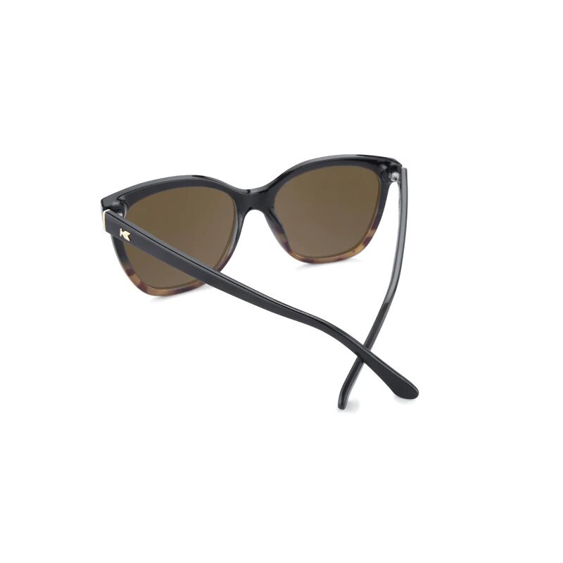 Knockaround Sunglasses | Deja Views | Glossy Black & Blonde Tortoise Shell Fade